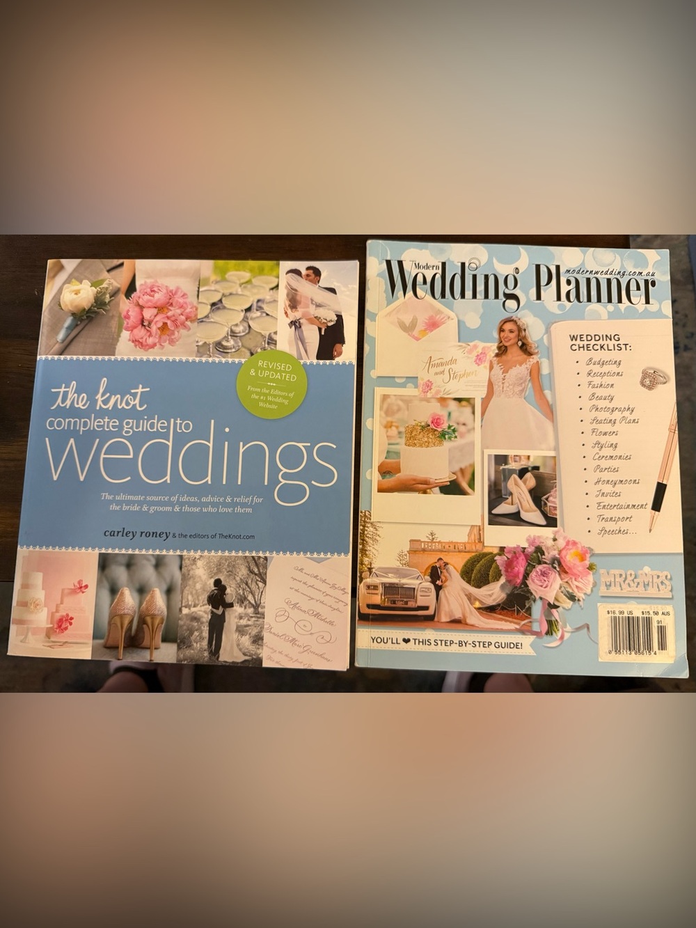 The Knot- Complete Guide to Weddings - and a wedding planner magazine